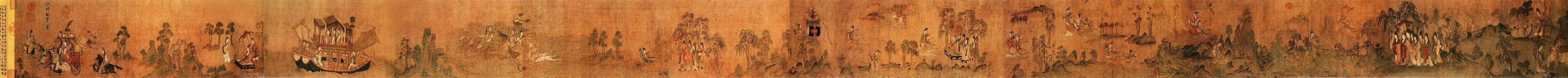 传世名画 | 洛神赋图卷 - 东晋 顾恺之