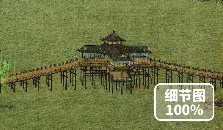 传世名画 | 千里江山图卷 - 北宋王希孟(12G超高清)