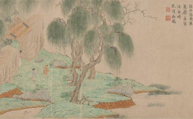 归去来辞图-钱选  大都会艺术博物馆