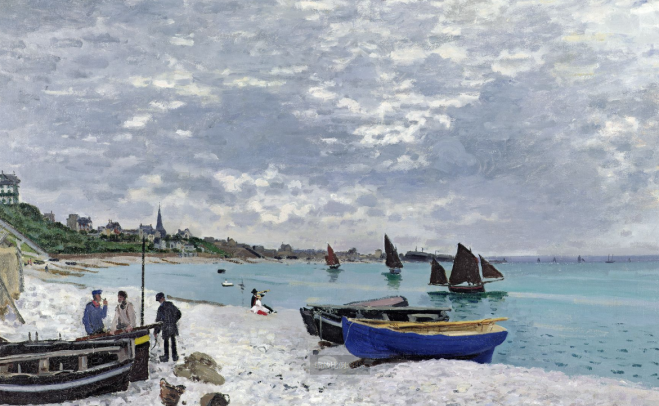 圣阿德斯海滩 – 克劳德·莫奈