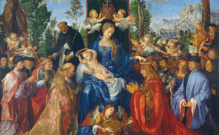 丢勒-玫瑰花环盛宴