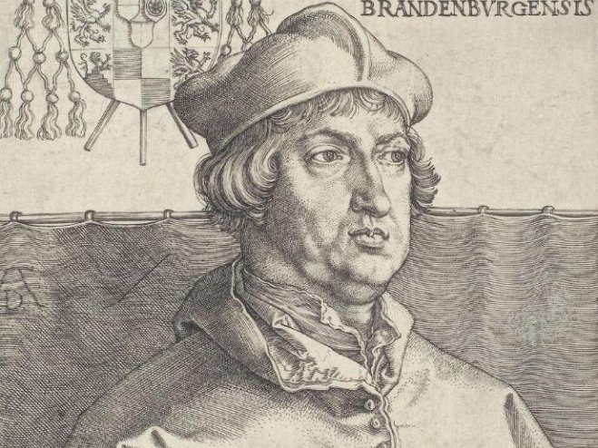 丢勒 勃兰登堡红衣主教阿尔布雷希特；或小卡地纳