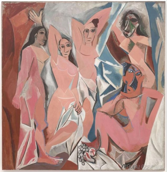 阿维尼翁的少女Les Demoiselles d’Avignon – 毕加索
