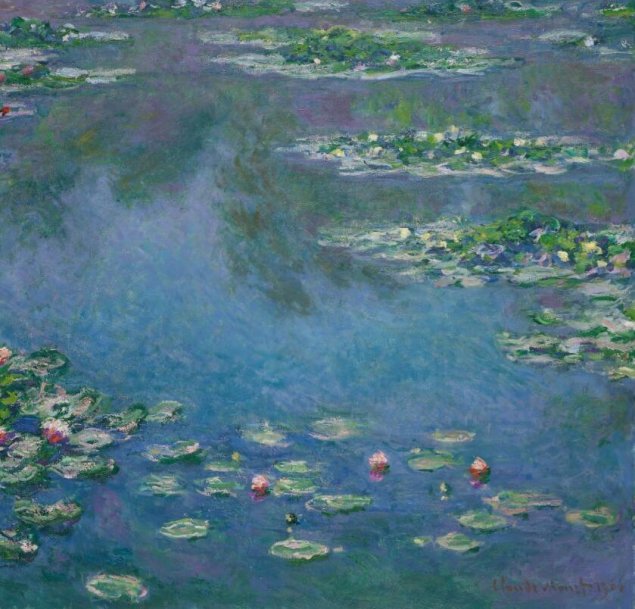 睡莲 Water Lilies,1906 – 莫奈