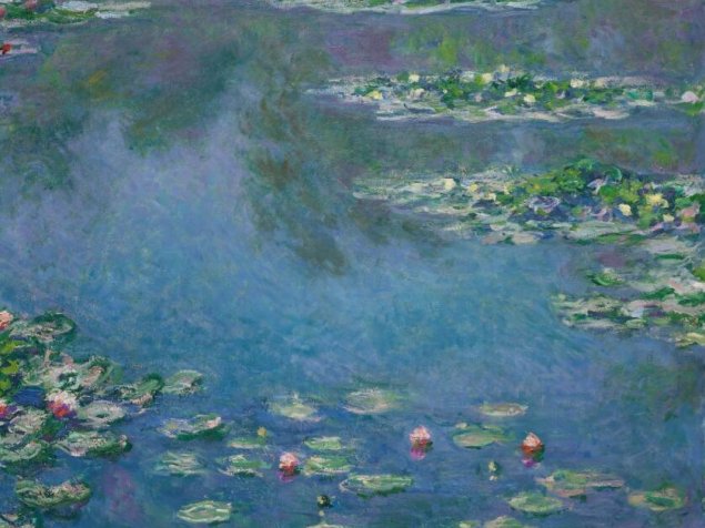 睡莲 Water Lilies，1906 – 莫奈