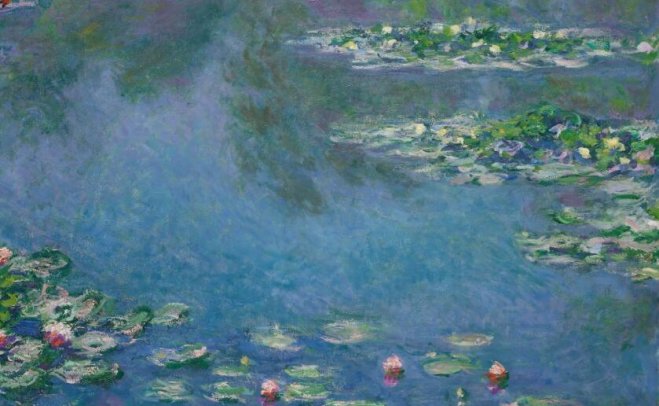 睡莲 Water Lilies，1906 – 莫奈