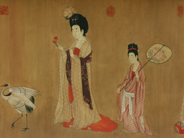 传世名画 | 周昉 – 簪花仕女图