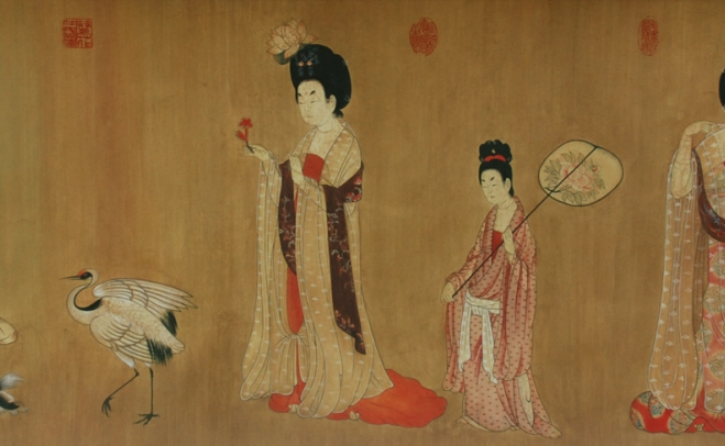 传世名画 | 周昉 – 簪花仕女图